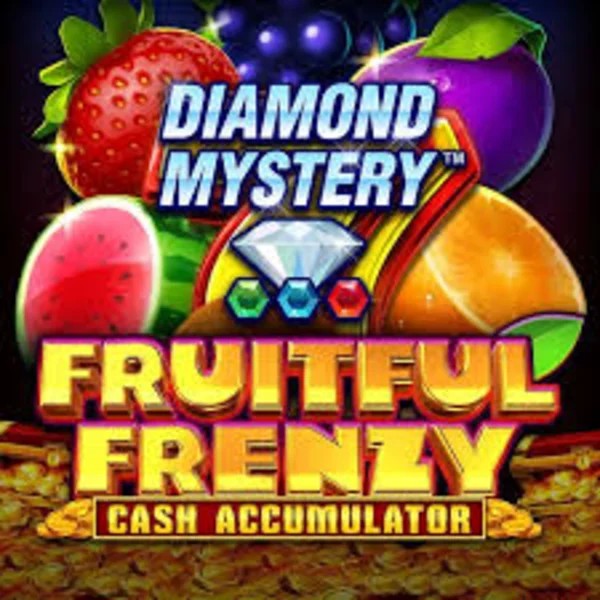 Diamond Mystery Fruitful Frenzy Cash Accumulator slot visual from Greentube available on uitschot.com