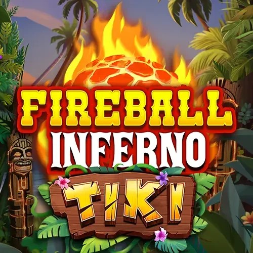 Fireball Inferno Tiki by NetEnt, showcased at uitschot.com – game logo