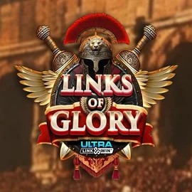 Official Slots logo: Links of Glory by Slingshot Studios at Lucky 7 Casino