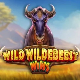 Wild Wildebeest Wins slot logo by Pragmatic Play at Lucky 7 Casino